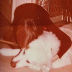 Dr. Alexander Engelhardt mit Hund Arank ca. 11 Jahre alt.